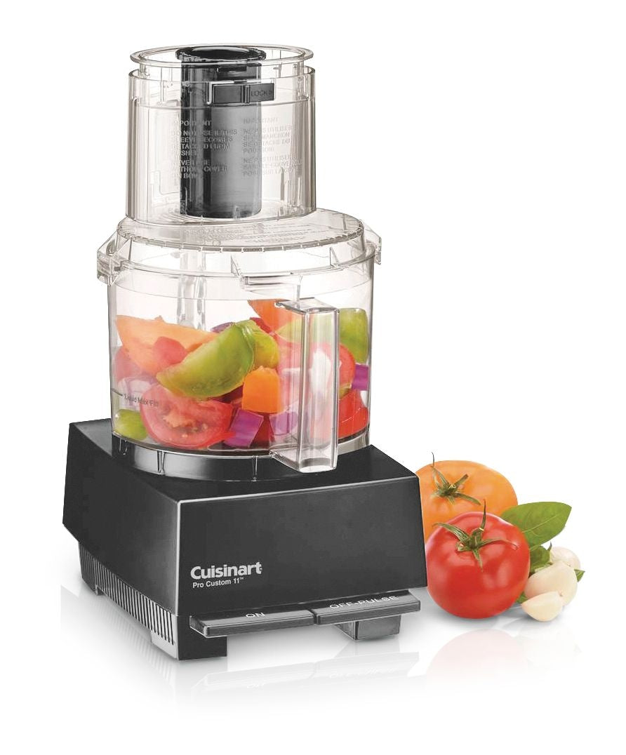 Cuisinart Pro Custom 11 Food Processor with Recipe Book, Black, 11 Cups