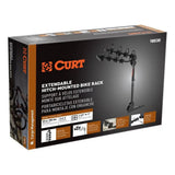 CURT 18030 2-Bike To 4-Bike Two Arm Hitch Mount Bike Rack, Fits 1-1/4, 2-in Receiver, Black