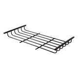 CURT 18124 Steel Roof Rack Cargo Basket/Carrier Extension, Black, 6-sq.ft