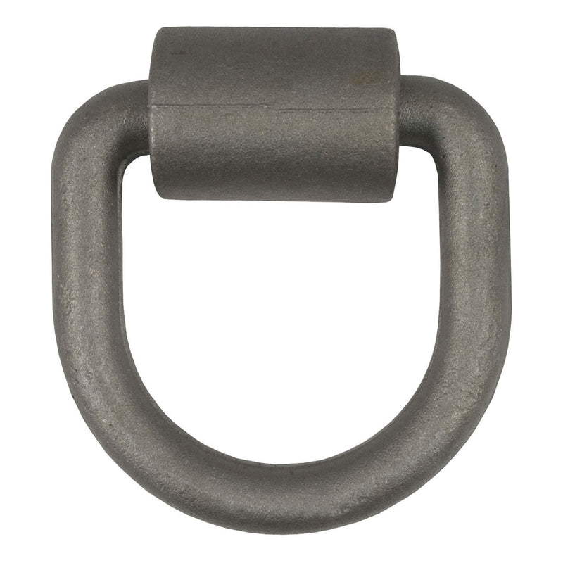 CURT 83750 3 x 3-in Weld-On Tie-Down D-Ring (6,100 lbs, Raw Steel)