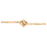CWI Lighting Contour Integrated LED 33in Brass Vanity Light