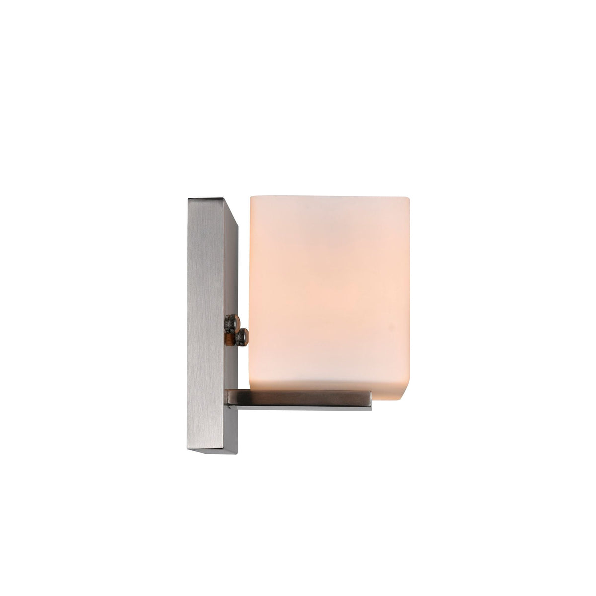 CWI Lighting Cristini 1-Light Nickel Bathroom Sconce
