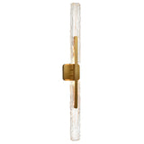 CWI Lighting Curva Integrated LED 36in Brass Vanity Light