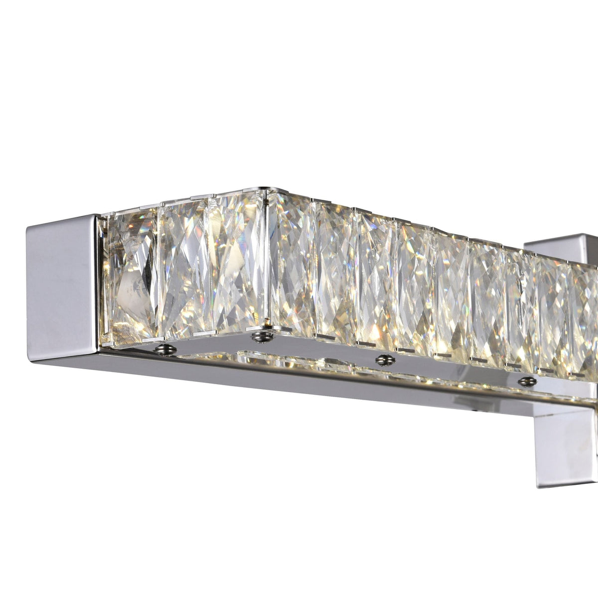 CWI Lighting Milan LED Vanity Light, Chrome, 32-in