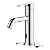 Danze Tronus Touchless Single Control Lavatory/Bathroom Sink Faucet, 4-in Centerset, Chrome