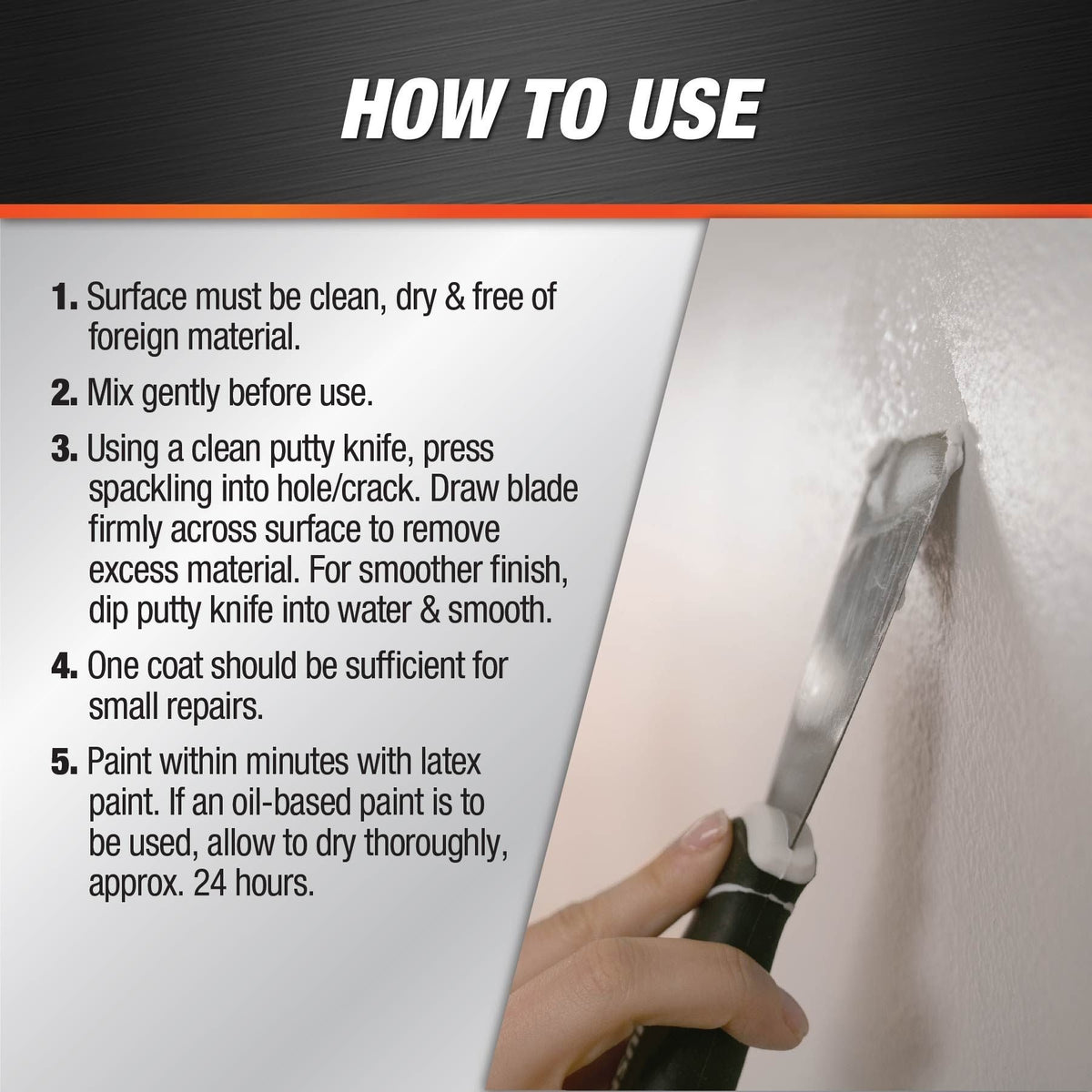 DAP Fast N' Final Lightweight Spackling, 237-mL