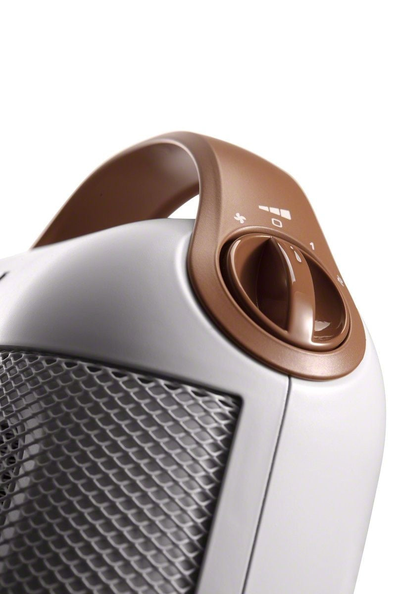 De'Longhi HFX30C15WCA Capsule Ceramic Fan Heater, White