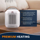 De'Longhi HFX30C15WCA Capsule Ceramic Fan Heater, White