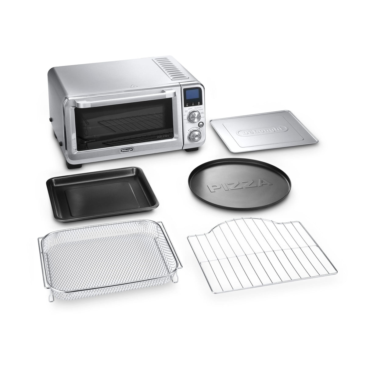 De'Longhi Livenza Compact Countertop Convention Air Fryer Toaster Oven with 9 Pre-Set Functions