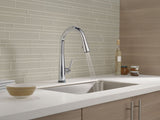 Delta 1-Handle Pull-Down Kitchen Faucet with Touch, Chrome