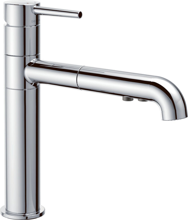 Delta Trinsic Pullout Kitchen Faucet with Diamond Seal Technology, Chrome