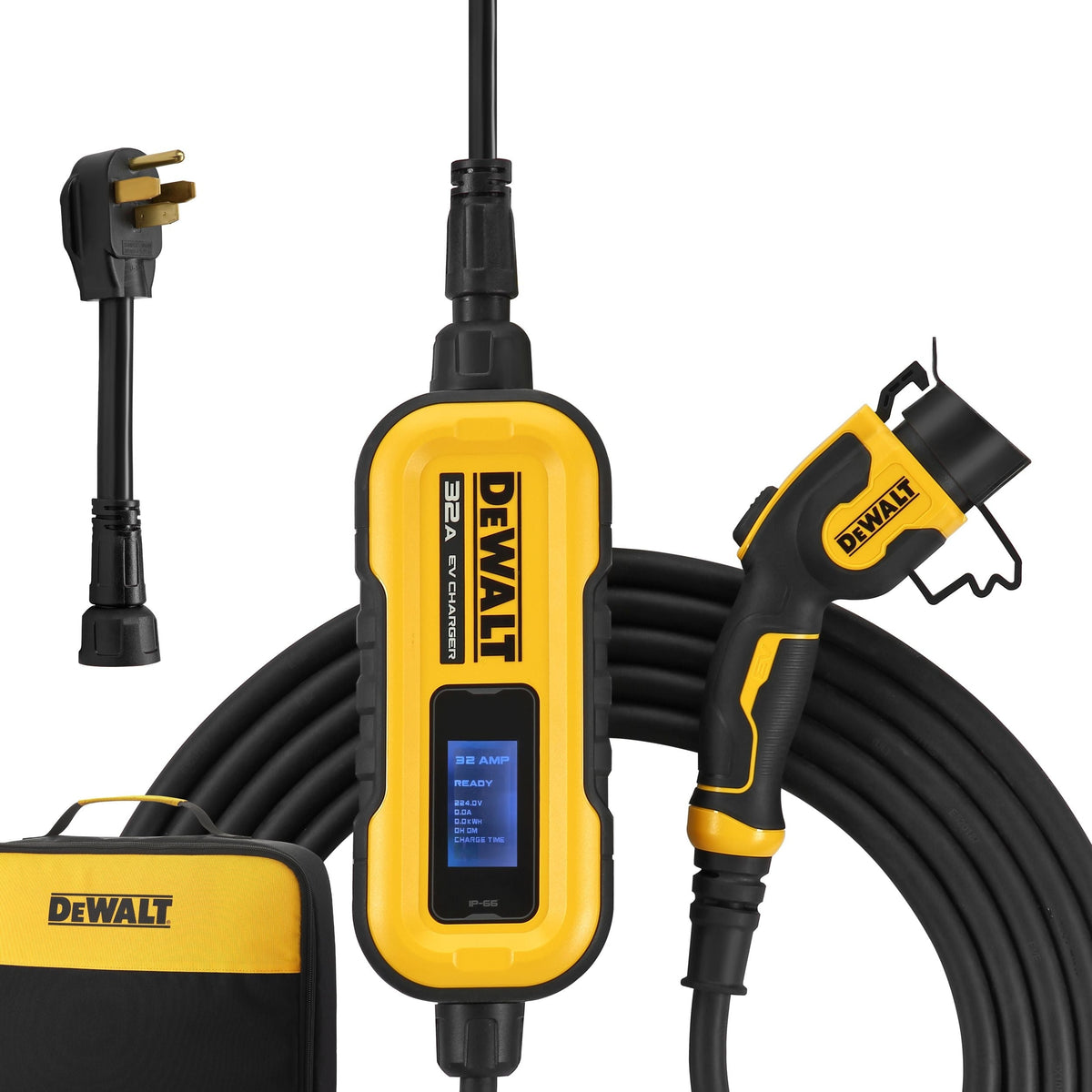 DeWalt 32A Level 1 & 2 NEMA 14-50 J1772 EV Charger
