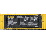 DEWALT DXBC90085 Pro Grade Type 3 Class 7 Lifting Sling, 2-Ply, 2-in x 16-ft, 12,800-lb Basket Weight Capacity