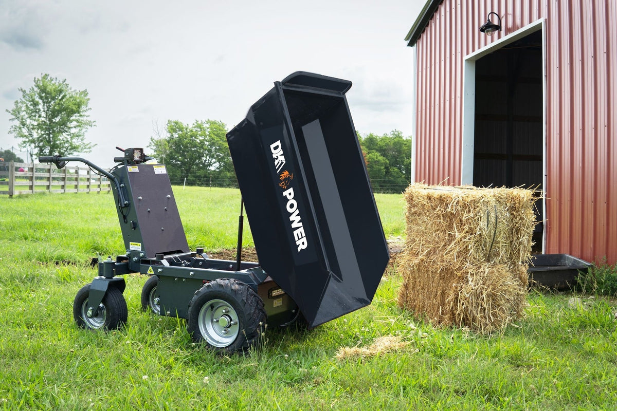 DK2 POWER by Marlon 1100 lb Self-Drive Electric Dump Cart