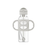 Dr. Brown's Milestones Narrow Sippy Straw Bottle with Handles, 8-oz