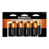 Duracell Coppertop D Alkaline Batteries, All Purpose, 8-pk