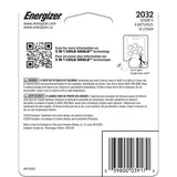 Energizer 6-pk CR2032 3V / 3 Volt Lithium Coin Cell Batteries, Long Lasting