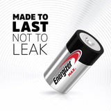 Energizer Max 2-pk D Alkaline Batteries, Long Lasting, All Purpose