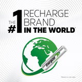 Energizer NH12BP-2 2-pk AAA 800mAh NiMH Rechargeable Batteries, Pre-Charged, All Purpose