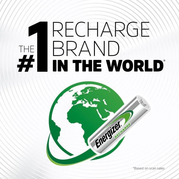 Energizer NH15BP-2 2-pk AA 2300 mAh NiMH Rechargeable Batteries, Pre-Charged, All Purpose