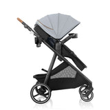 Evenflo Shyft Intuiti+ Stroller withGreen and Gentle Grey