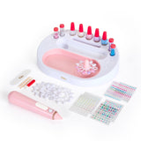 FAO Schwarz Girls Custom Glitter Nail Set, Pink