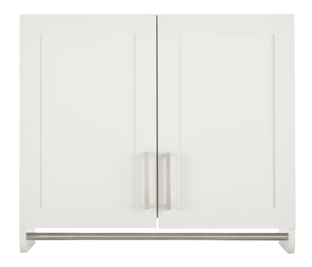 For Living 2-Door Wall Laundry Cabinet, White