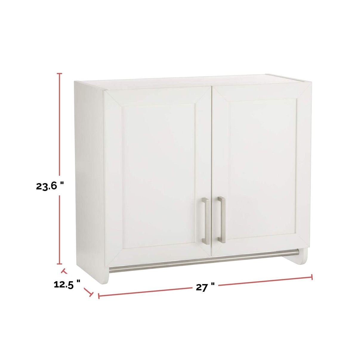 For Living 2-Door Wall Laundry Cabinet, White