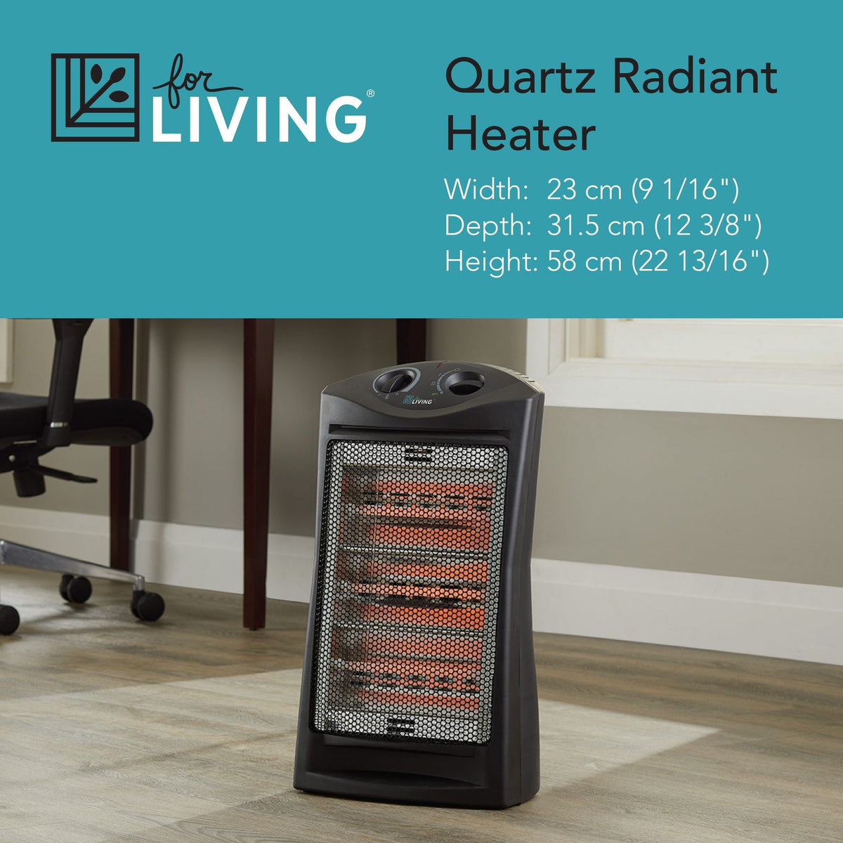 For Living Quartz Radiant Heater