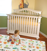 Funplay Foldable Double-Sided Play Mat for Kids, 59 x 71-in