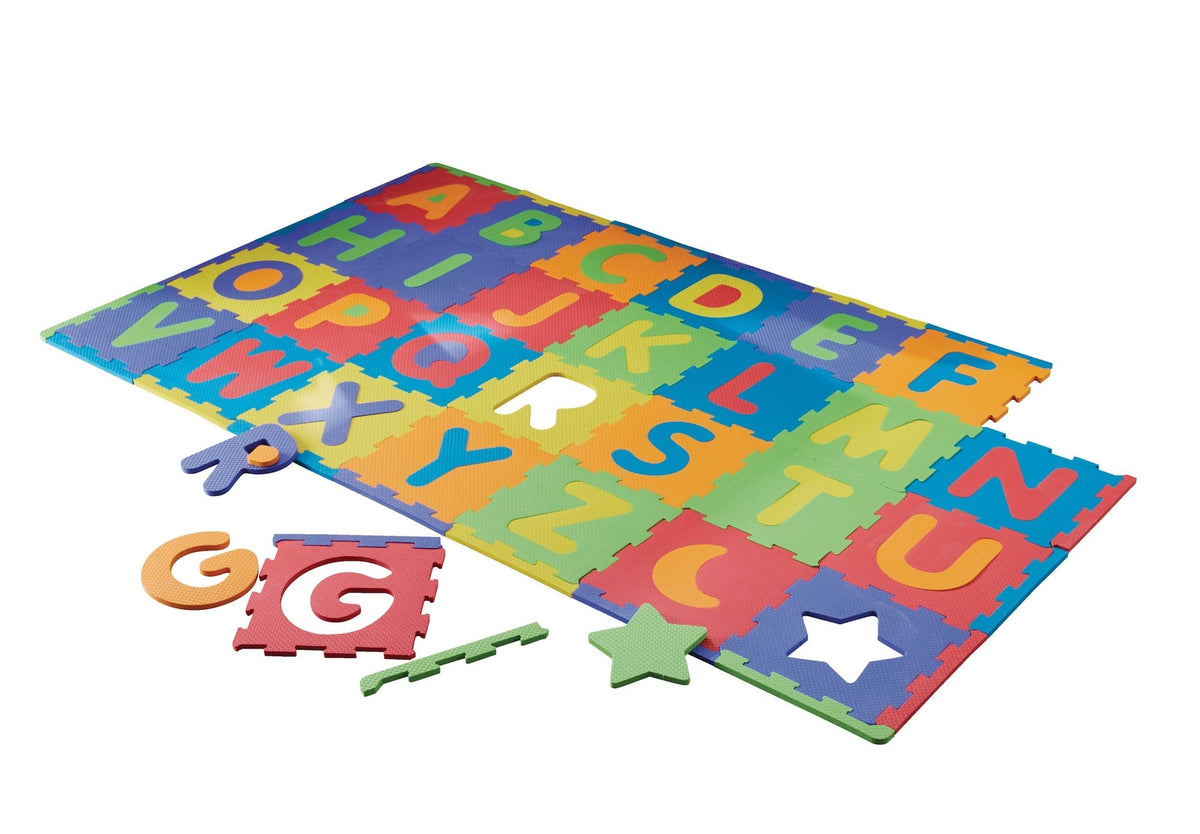 Funplay Pop-Out Alphabet Play Floor Mat, 78-pc, 7 x 4-ft, Ages 2+