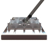 Garant Heavy Duty Long Handle Lawn Levelling Rake for Yard/Garden
