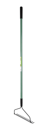 Garden Club Fibreglass 14-Tine Garden Bow Rake with 6-in Cushion Grip