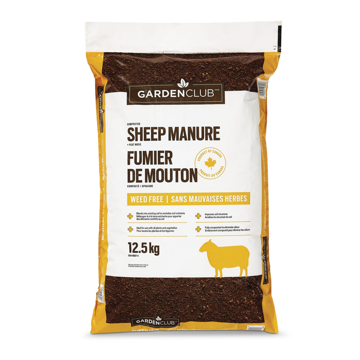 Garden Club Sheep Manure, 12.5-kg