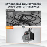 Giraffe Tools Grandfalls G20 Wall Mounted 1900 PSI 2.2 GPM Brushless Electric Pressure Washer with 65-ft Retractable Hard Hose