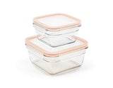 Glasslock Snaplock Clear Transparent Food Storage Container Set, 4-pc