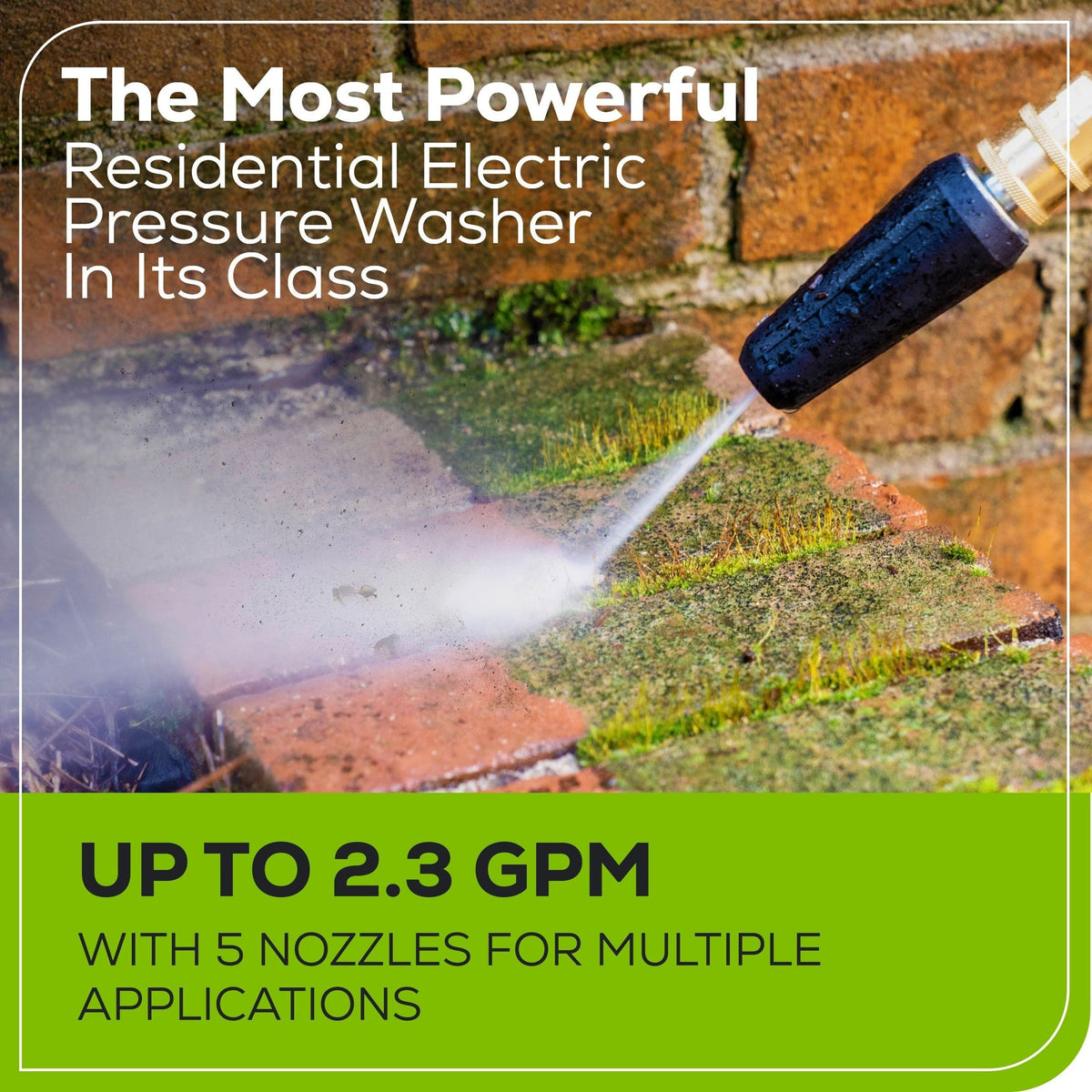 Greenworks 2700PSI 1.2GPM Electric Pressure Washer