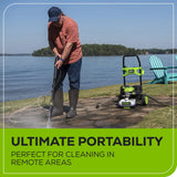 Greenworks 60V 1800PSI 1.2GPM Hybrid AC/DC Pressure Washer, Tool Only