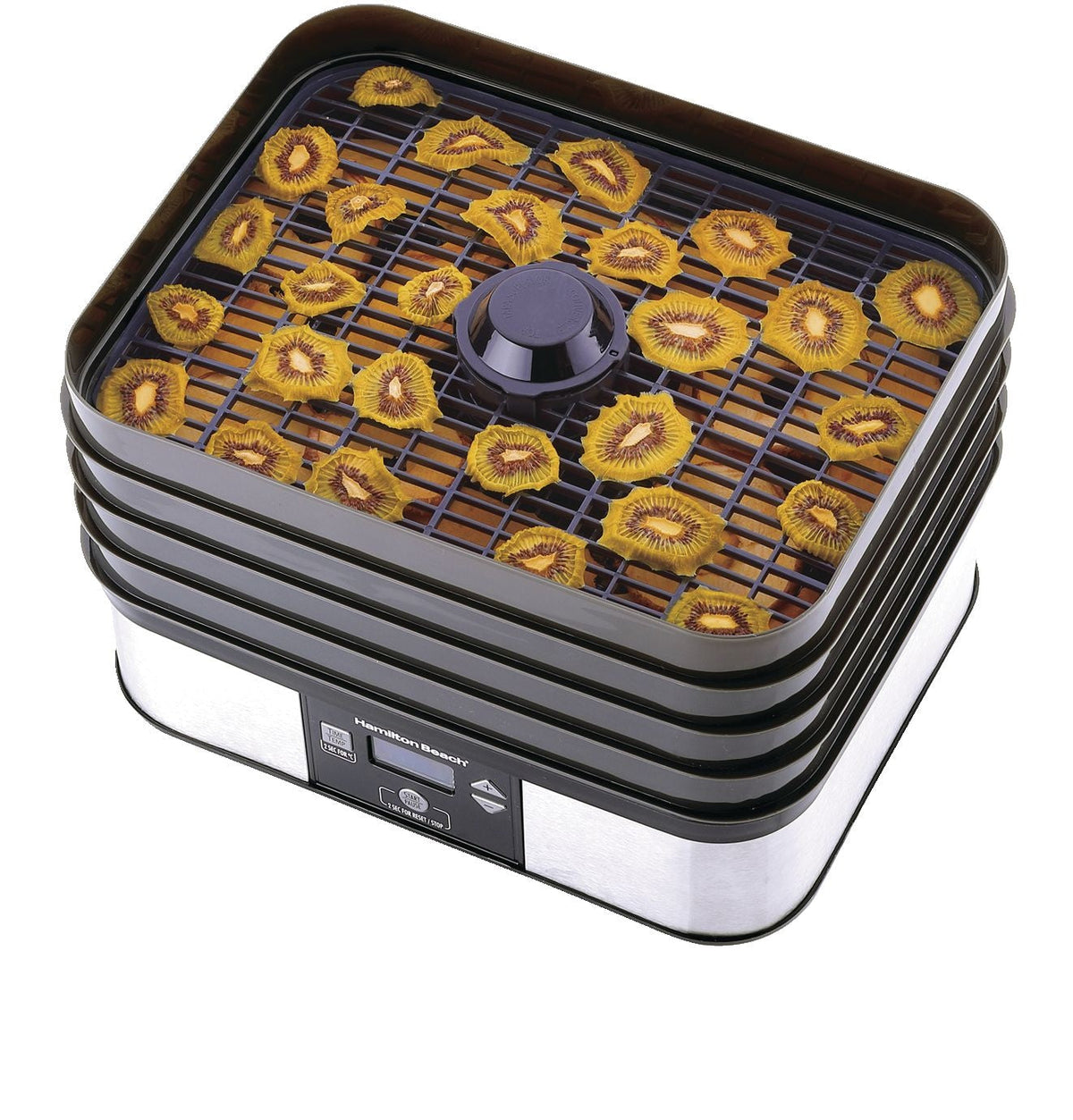 Hamilton Beach Digital Food Dehydrator with Adjustable Thermostat, Grey
