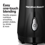 Hamilton Beach Personal Creations Single-Serve Blender with Travel Jar, Black, 414mL