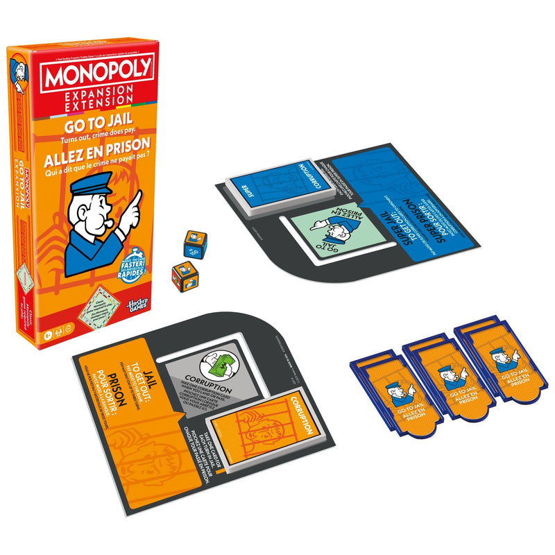 Hasbro Games Monopoly Go To Jail Expansion Pack for Classic Monopoly Game