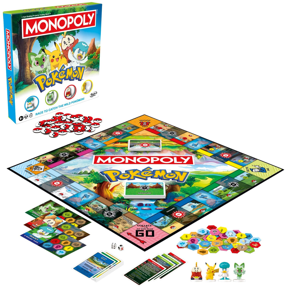 Hasbro Monopoly Classic Board Game: Pokemon Edition