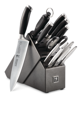 Henckels Stainless Steel Forged Generation Knife Block Set, Ergonomic Grip, 14-pc