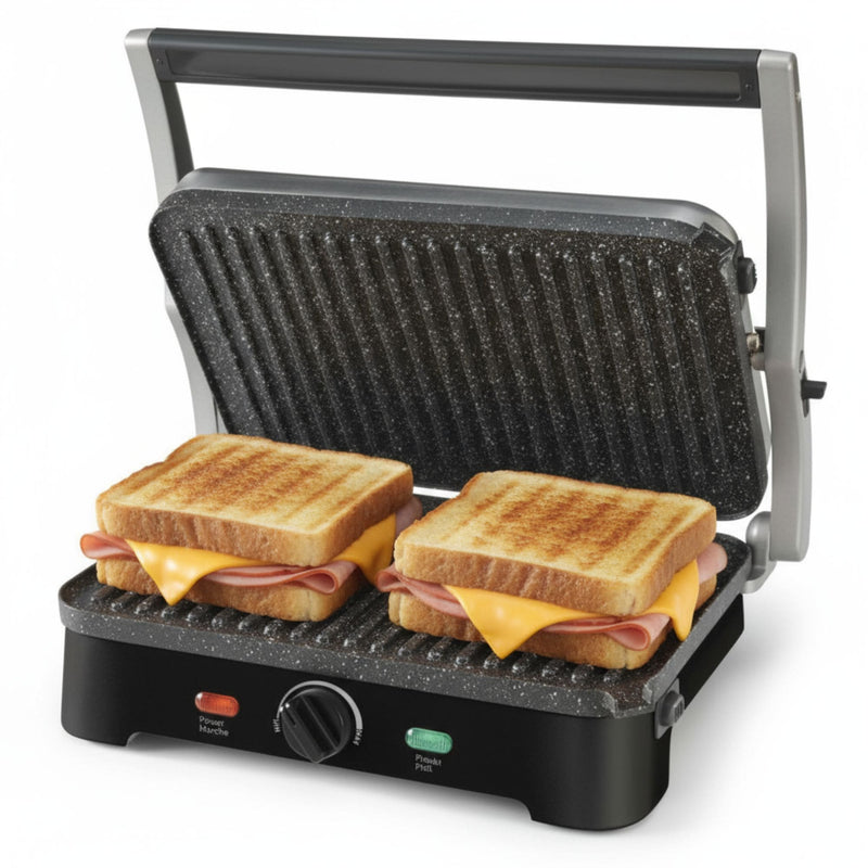 Heritage: The Rock 1500W Large Non-Stick Panini Grill