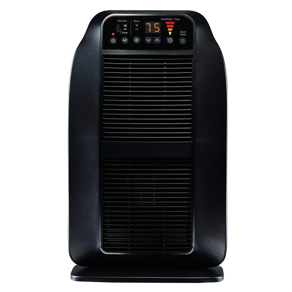 Honeywell HCE840BC HeatGenius Multizone Ceramic Space Heater, 1500W, Black