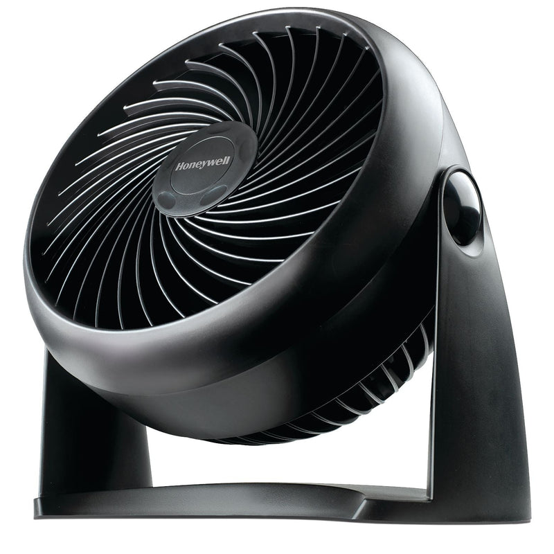 Honeywell TurboForce Tilt-Head Portable Air Circulator Table/Desk Fan, 3-Speed, Black, 7-in