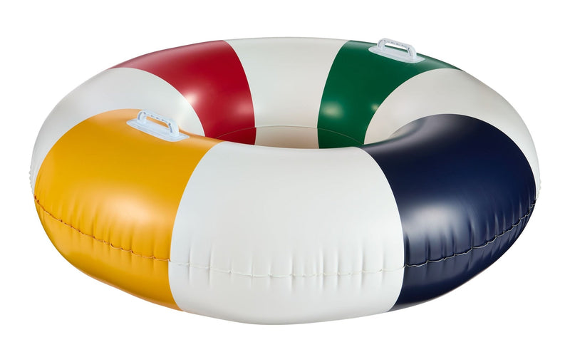 Hudson’s Bay Stripes Pool Float with Handles, Multi-Coloured, 42-in