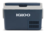 Igloo Portable Electric Compressor Cooler, Blue, 32 QT