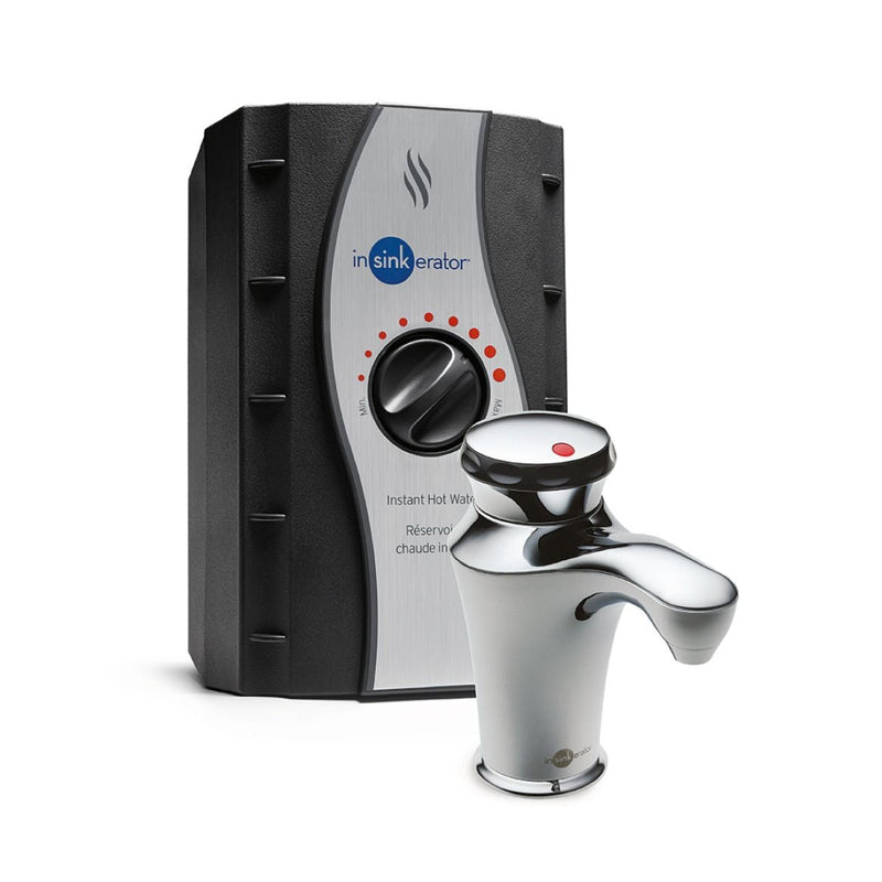 InSinkErator InVite Contour Instant Hot Water Dispenser System, Stainless Steel Tank Included, Chrome