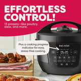 Instant Pot Wide Base Pressure Cooker with Easy Release, 7.5-qt